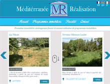 Tablet Screenshot of mediterranee-realisation.com